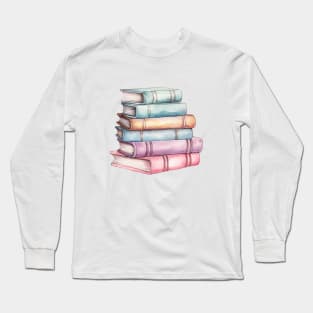 Pastel Books Long Sleeve T-Shirt